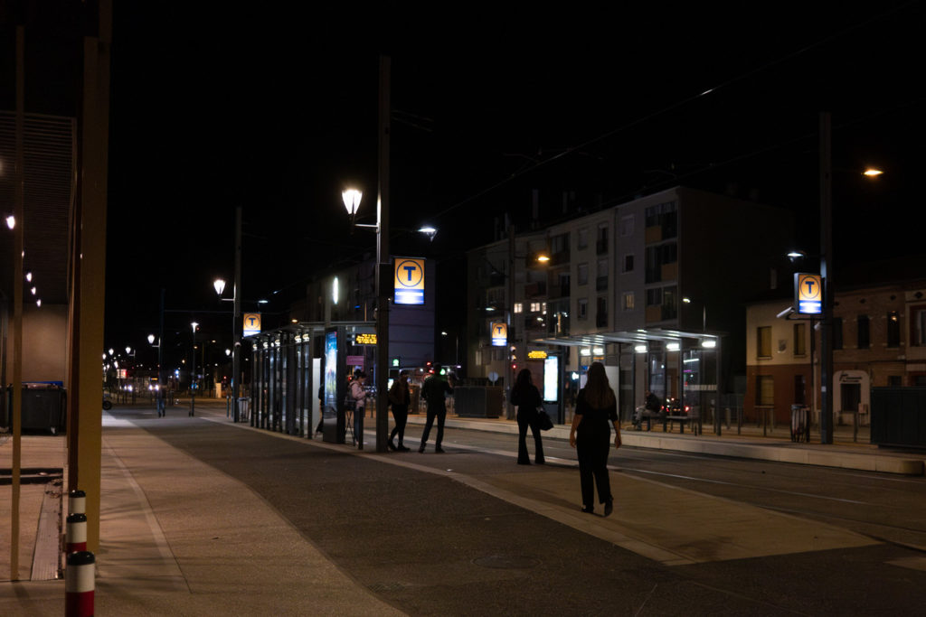 Moody night walk with Claire Bouton in the Cartoucherie neighbourhood in Toulouse