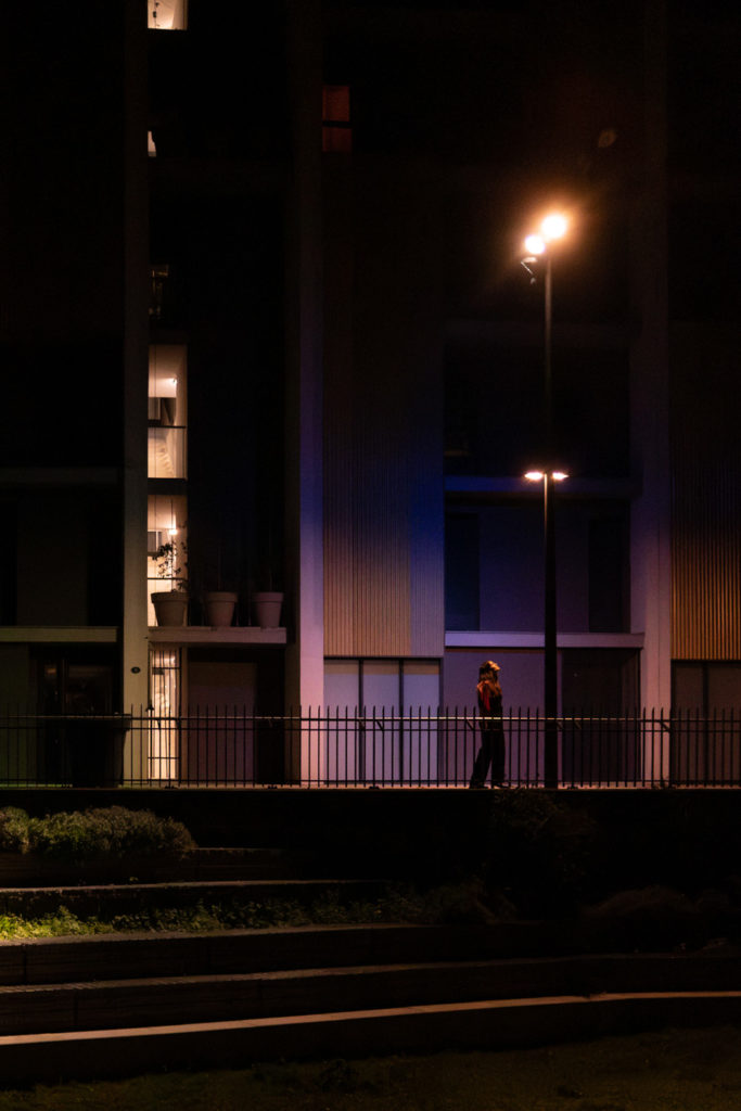 Moody night walk with Claire Bouton in the Cartoucherie neighbourhood in Toulouse