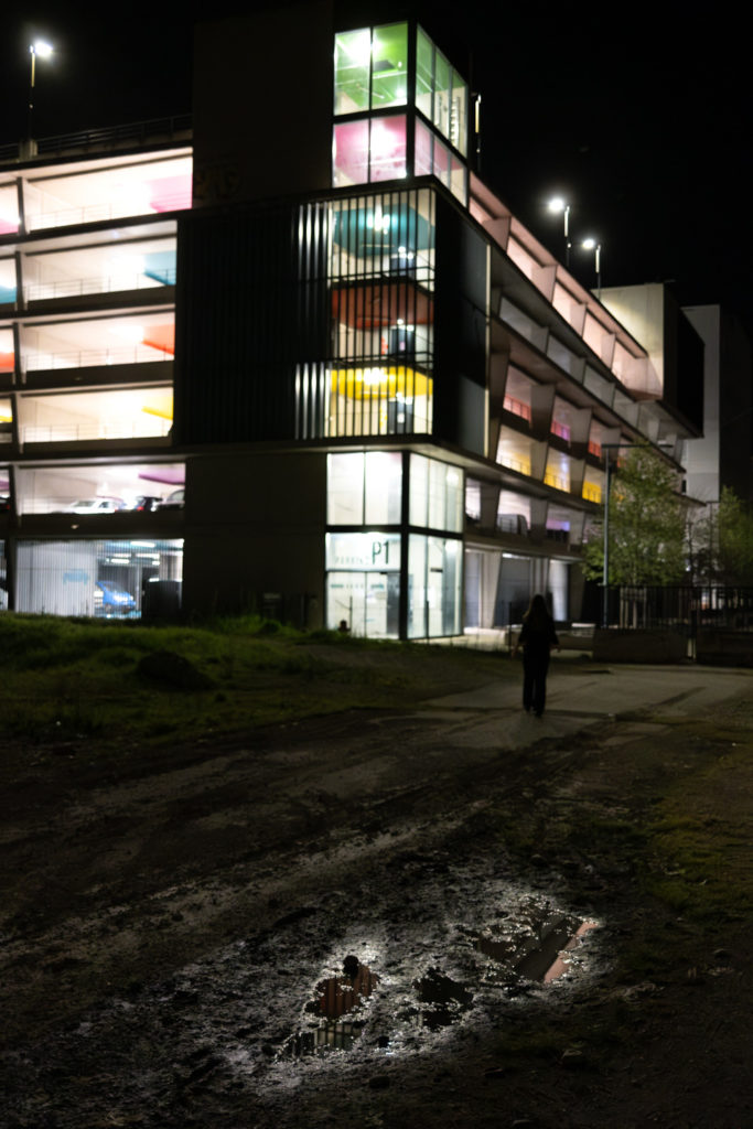 Moody night walk with Claire Bouton in the Cartoucherie neighbourhood in Toulouse