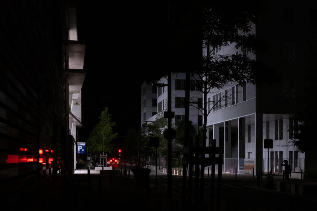 Moody night walk with Claire Bouton in the Cartoucherie neighbourhood in Toulouse