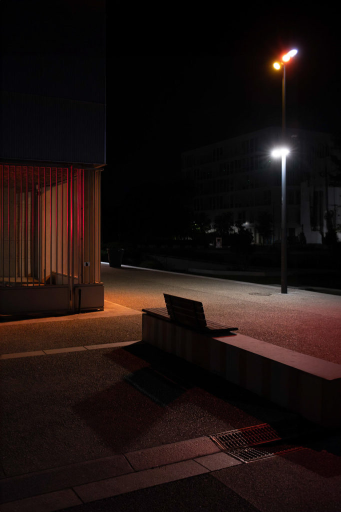 Moody night walk with Claire Bouton in the Cartoucherie neighbourhood in Toulouse