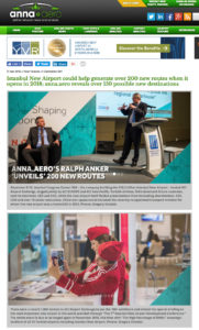 Couverture photo du salon aéroportuaire Airport Exchange, qui s'est tenu à Istanbul du 8 au 10 décembre 2015.