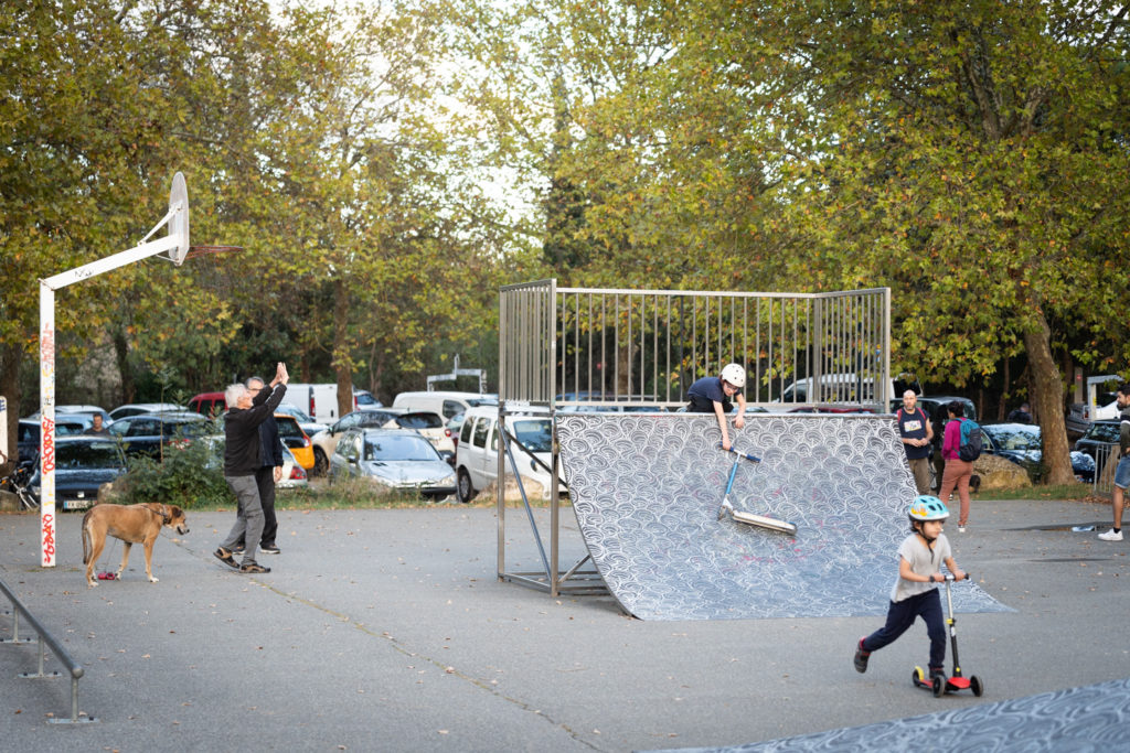 Test terrain du Tamron 70-180 au skatepark de la ferme de 50.