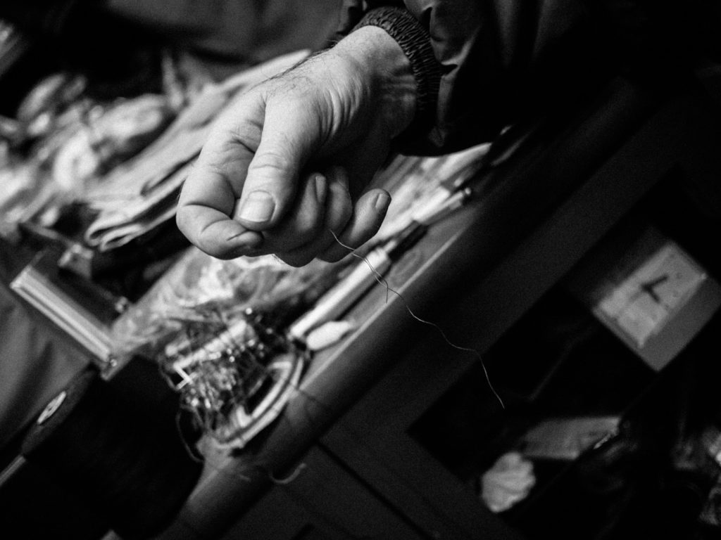 Erol Bey, mender in Firuzaga. Istanbul (Turkey), February 2011. © Gregory Dziedzic Photography.